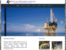 Tablet Screenshot of pipelinerepairsltd.com